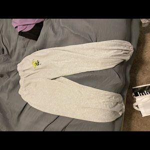 grey spongebob sweatpants